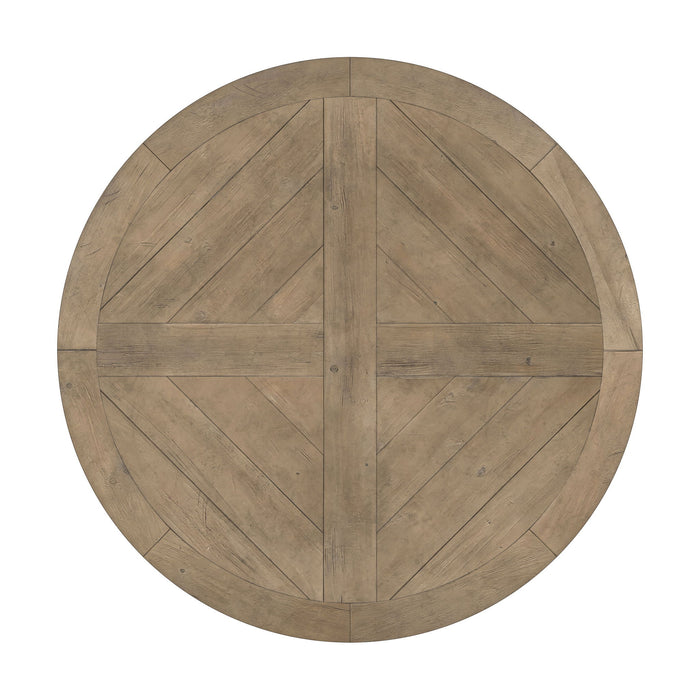 Florence 5-piece Round Dining Table Set Rustic Honey