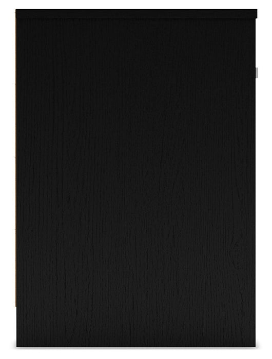 Finch - One Drawer Night Stand - 23" Height - Black