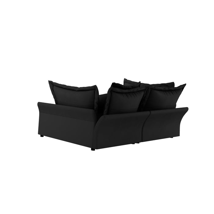 Modern Comfy Upholstered Sofa Cloud Couch, Deep Seat Couches With Multiple Large Soft Pillows