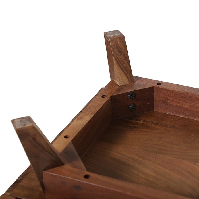 Sierra 6 Drawer Sideboard, Wood Credenza / Cabinets / Chests / Nightstands - Natural Wood / Brown