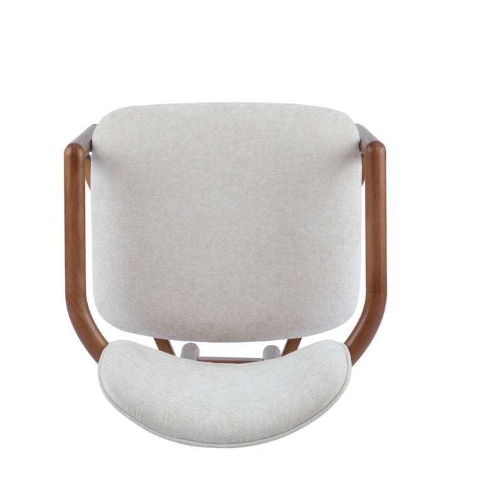 Upholstered Arm Dining Chairs (Set of 2)