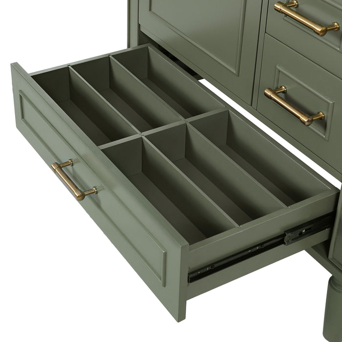 Traditional Bathroom Vanity Set With Soft Close Doors