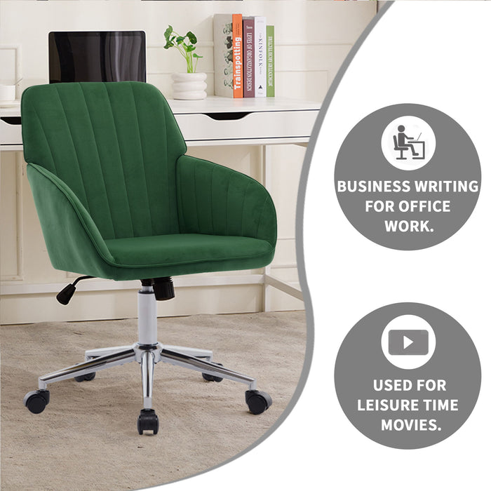 Adjustable Ergonomic Office Chair, Swivel Backrest Seat