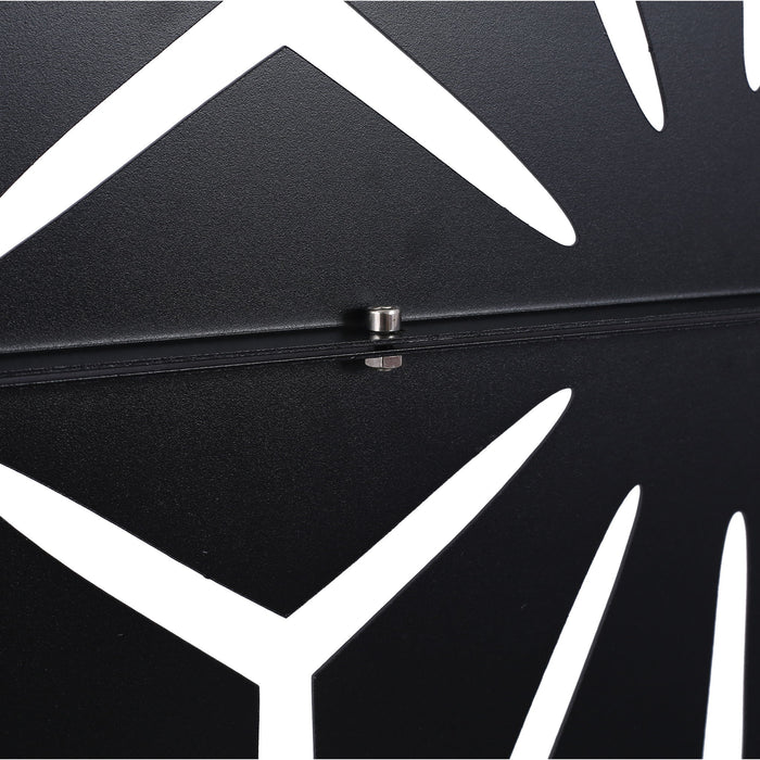 Outdoor & Indoor Metal Privacy Screen, Freestanding Decorative Panels