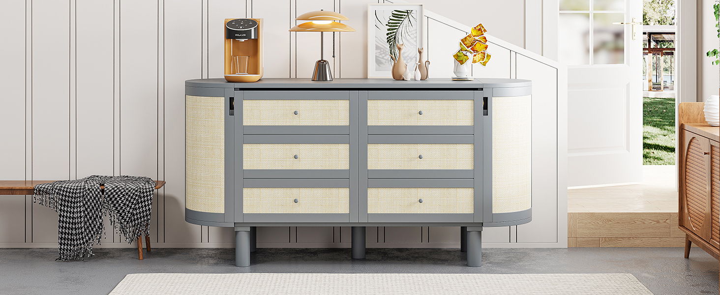 Murphy Bed With Hidden Storage & Modern Woven Design