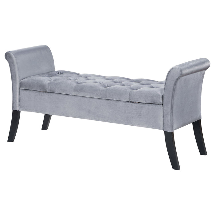 Pasley - Rolled Arm Storage Bench