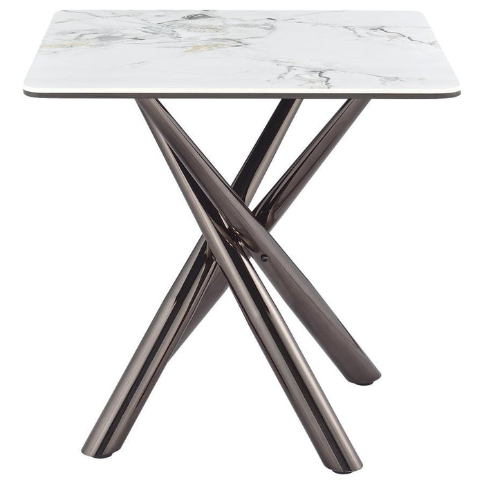 Carvell - Square Sintered Stone Table