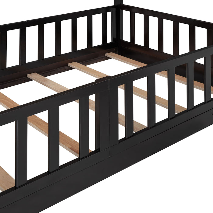 Bunk Bed With Convertible Ladder And Slide