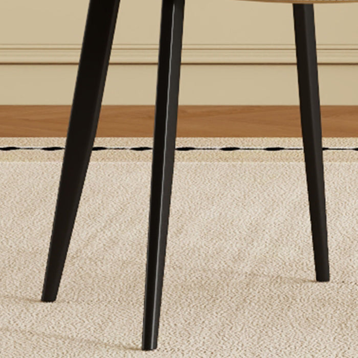 Modern Dining Chair With Carbon Steel Legs