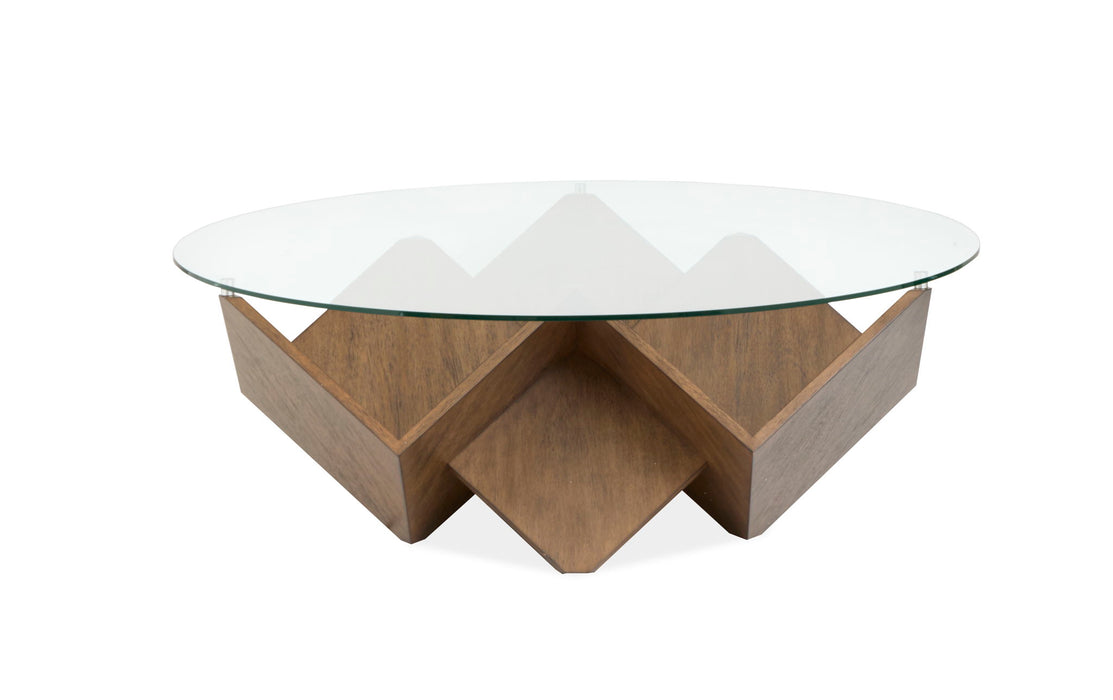 Vector - Round Cocktail Table - Russet