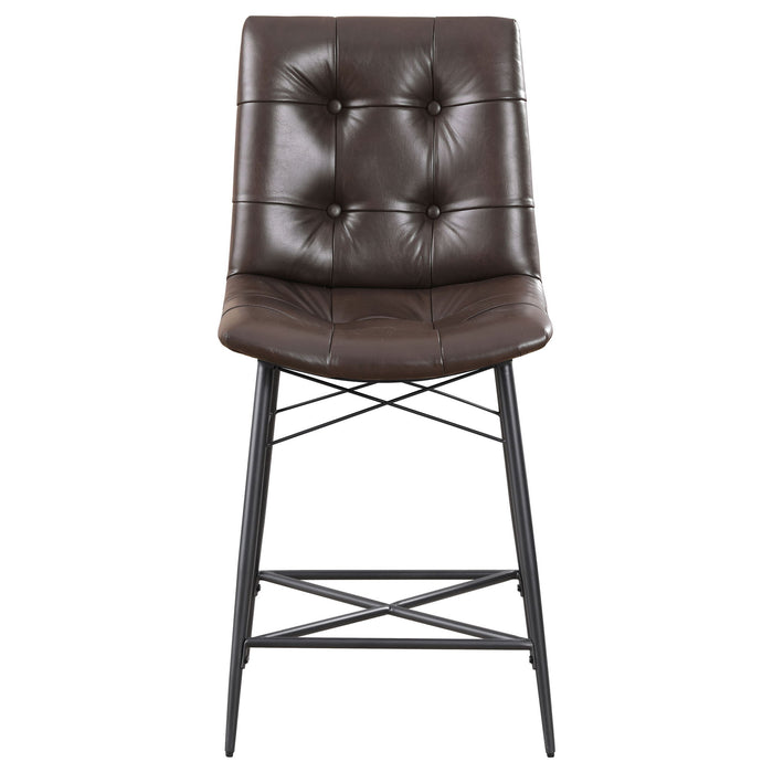 Counter Height Stools & Padded Seat (Set of 2)