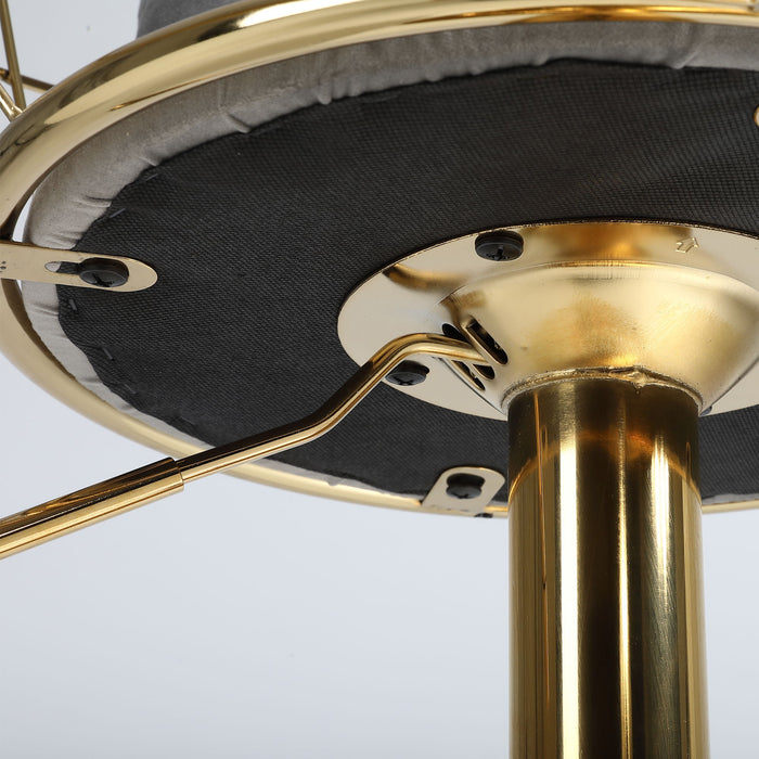 Unique Design Bar Chair, 360 Degree Rotation, Adjustable Height, Suitable For Dining Room And Bar