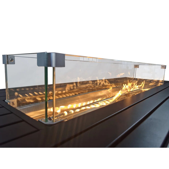 Propane Outdoor Fire Pit Table With Lid Versatile Fuel Options