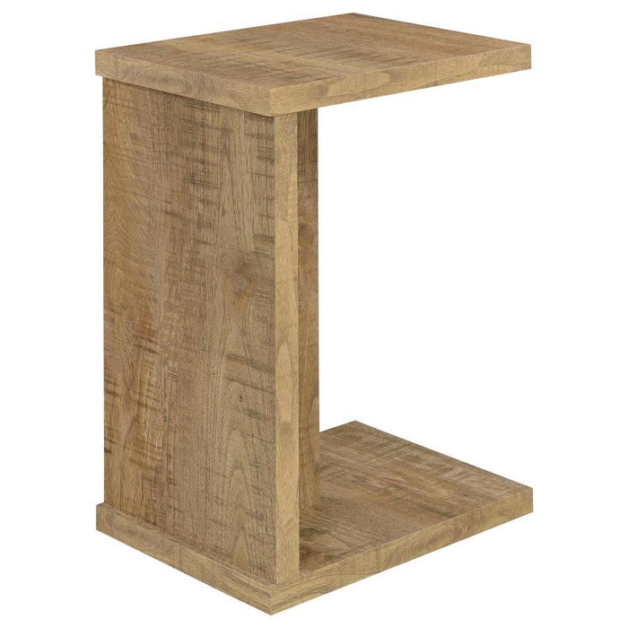 Clower - Engineered Wood C-Shaped Sofa Side Table