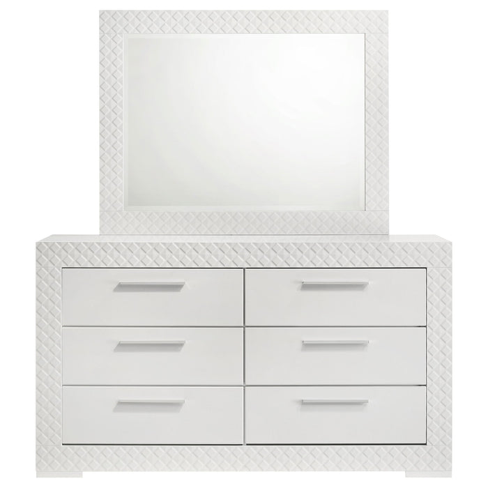 Pierce - 6 Drawer Dresser And Mirror