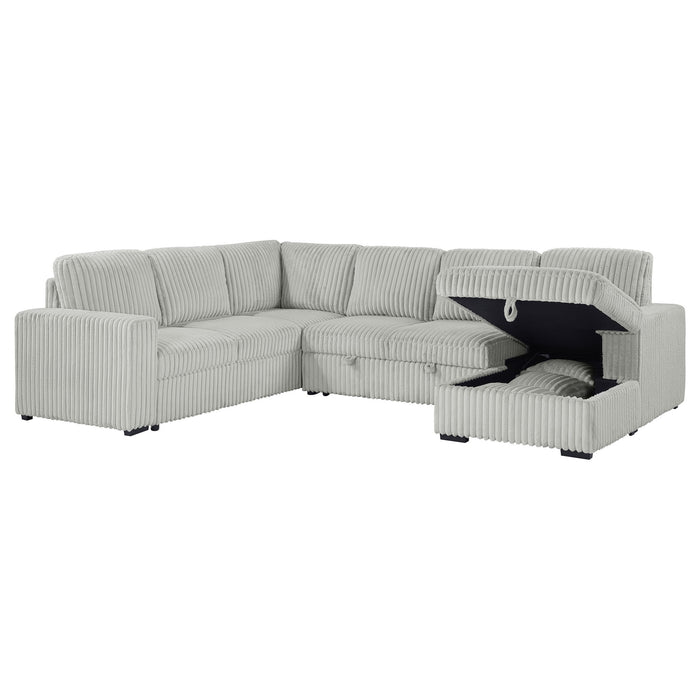 Thurston - Storage Sectional Sofa With Pop Up Bed