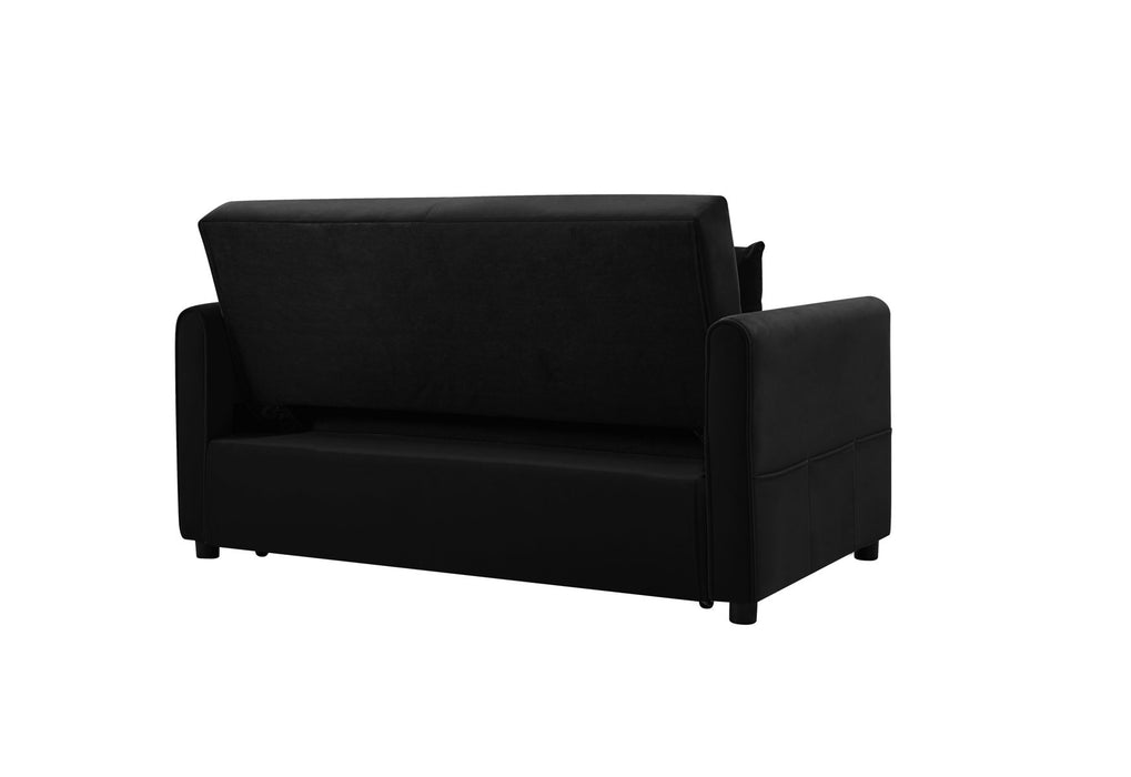 Black Leisure Love Sofa