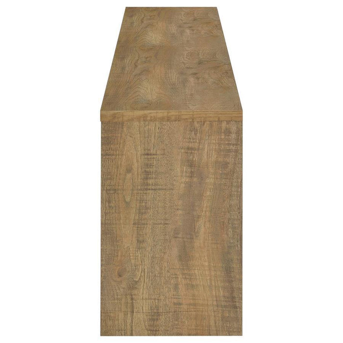 Eddy - 79" 2-Door TV Stand Fireplace Media Console - Mango