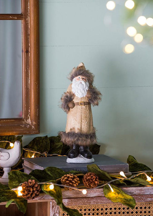 Christmas Gnomes Decorations, Christmas Table Home Ornaments For Holiday Party Gifts (Set of 2) - Beige / White