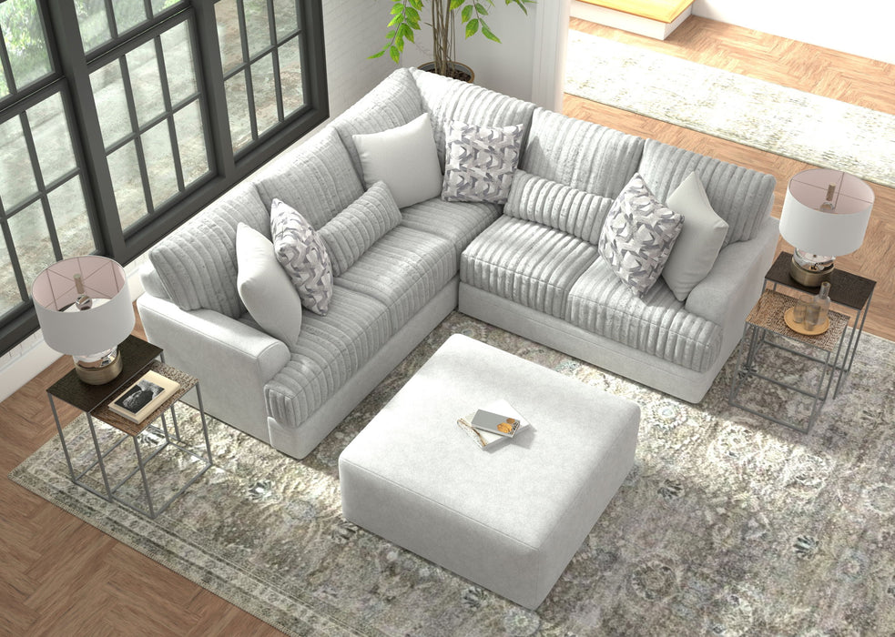 Titan - Sectional With Comfort Coil Seating, Cocktail Ottoman And Accent Pillows Included