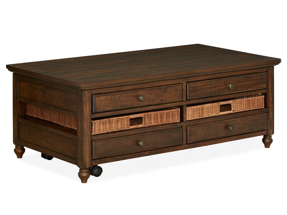 Cottage Lane - Wood Rectangular Lift-top Cocktail Table - Coffee