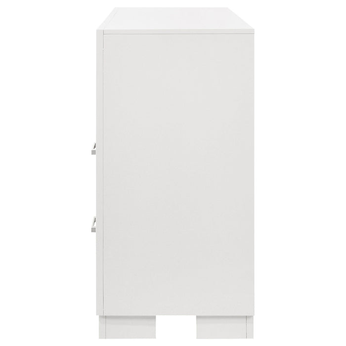 Jessica 6-drawer Dresser Snow White