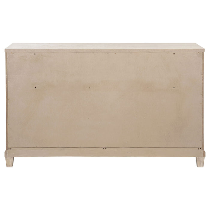 Pembroke 6-drawer Bedroom Dresser Cabinet Washed Oak