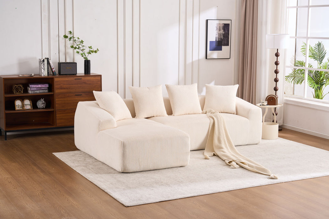 Combined 3 Seater Sofa With 4 Pillows