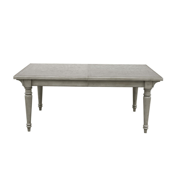Madison Ridge - Farmhouse Leg Table - Buff Gray