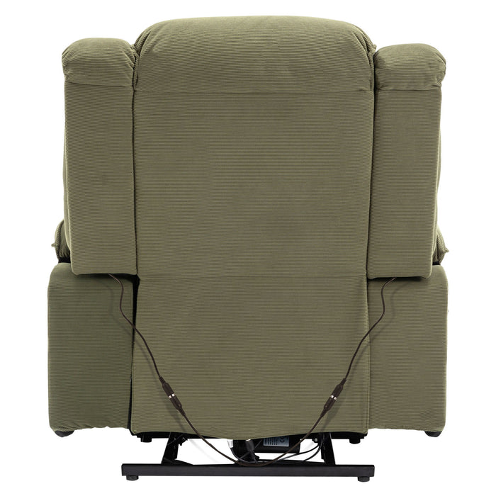 Massage Recliner Power Lift Chair With Adjustable Massage And Heating Function