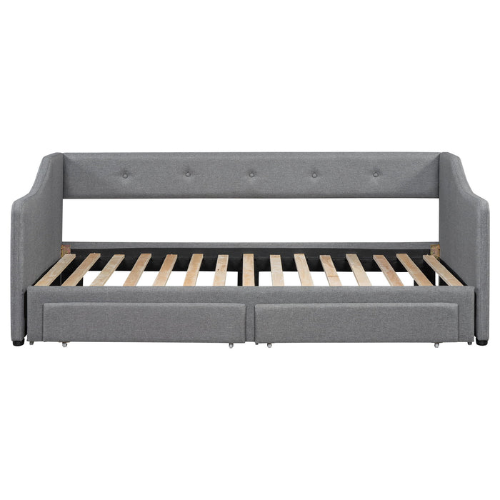 Upholstered Daybed With 2 Drawers