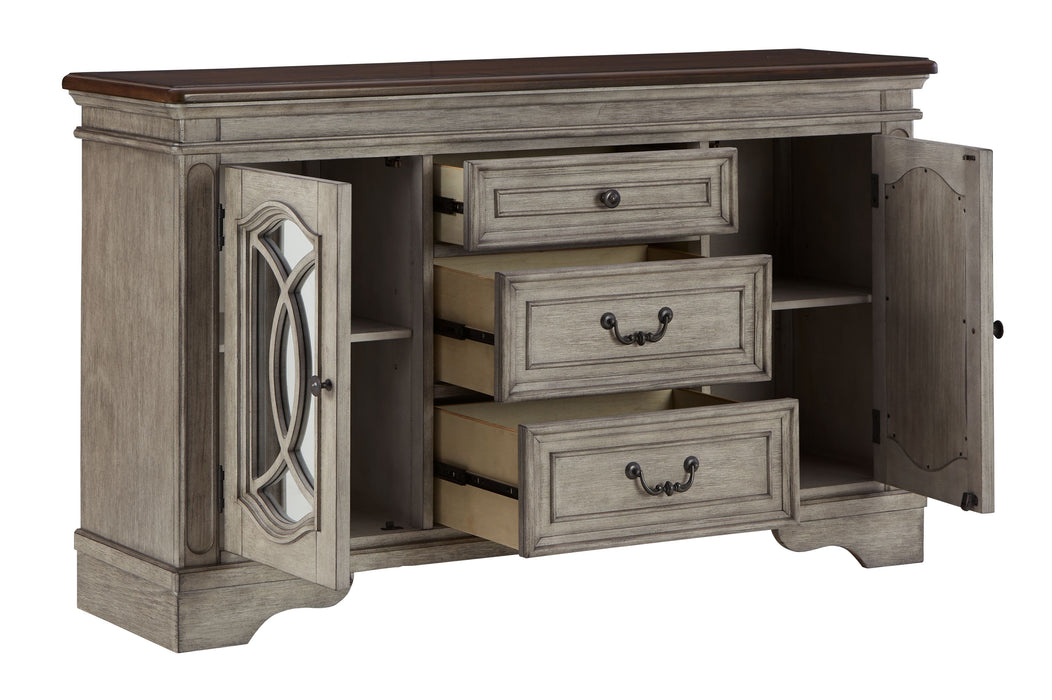Lodenbay - Dining Room Server - Antique Gray