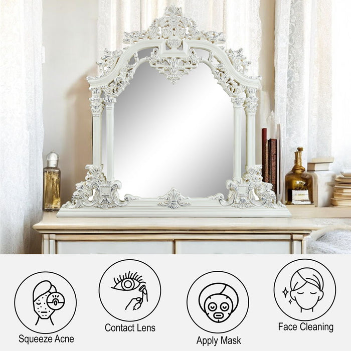 Vanaheim - 54" Mirror - Antique White