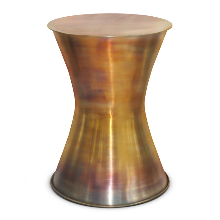 Kenton - Side Table - Tarnished Brass