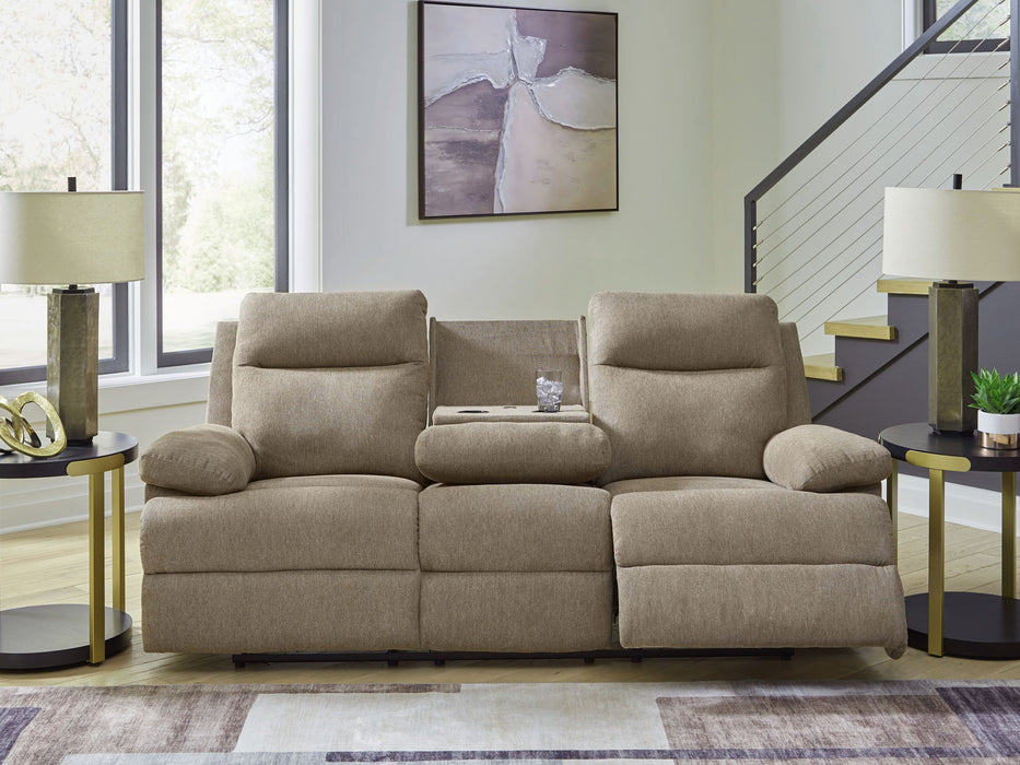 Side-Swipe - Reclining Sofa With Drop Down Table