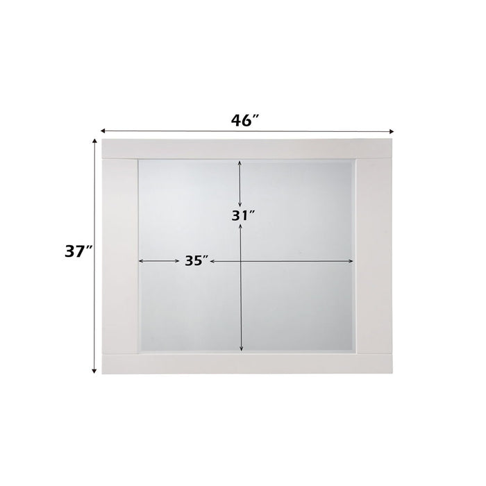 Naima II - Mirror - White High Gloss