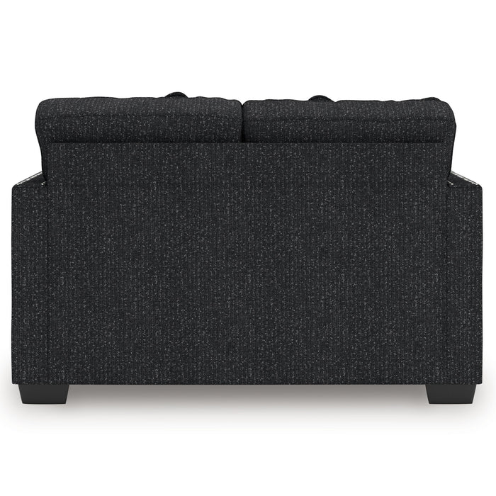 Jasmine Peaks - Loveseat - Coal