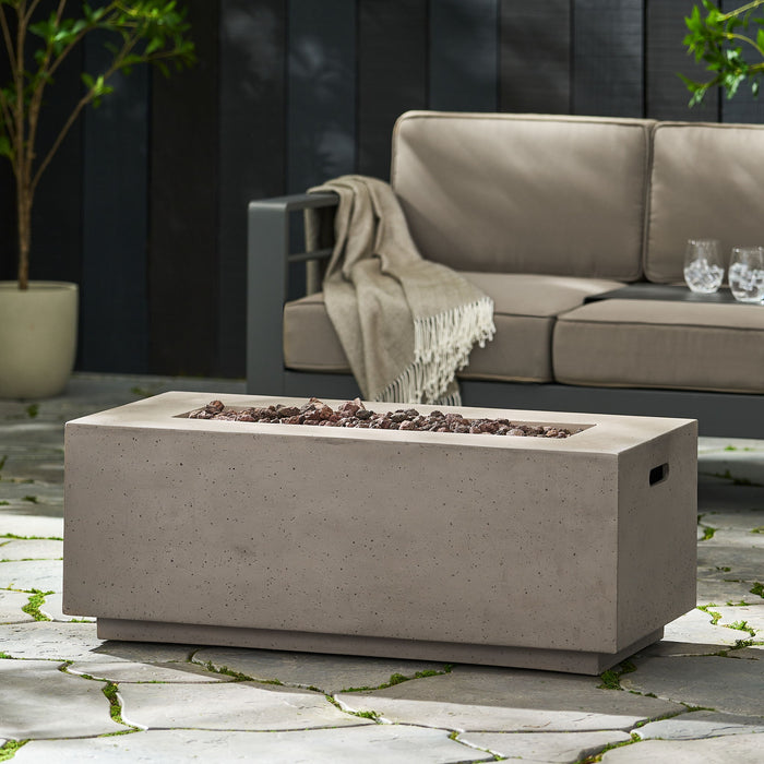 Contemporary Outdoor 40,000 Btu Propane Fire Pit