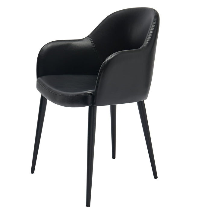 (Set of 2) Accent Chair - Black