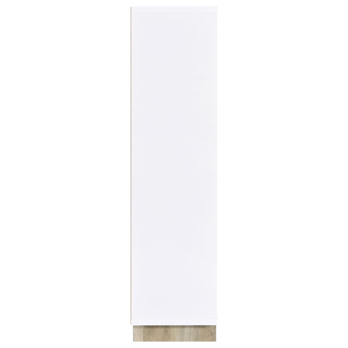 Geilys - 8 Shelf Bookcase With Arch Details - White
