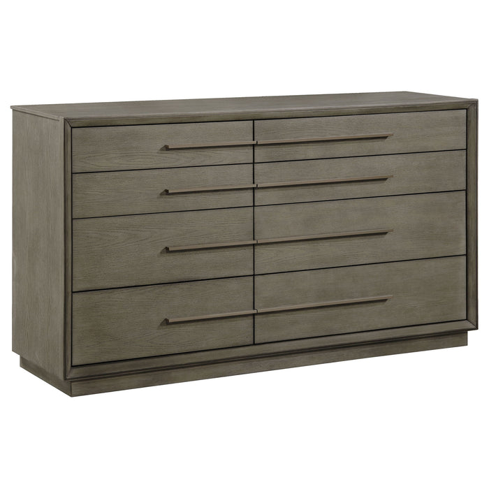 Durango 4-piece Eastern King Bedroom Set Taupe Oak