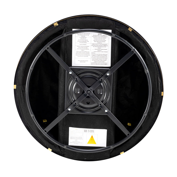 360 Degree Swivel Over Sized Upholstered Barrel Chair