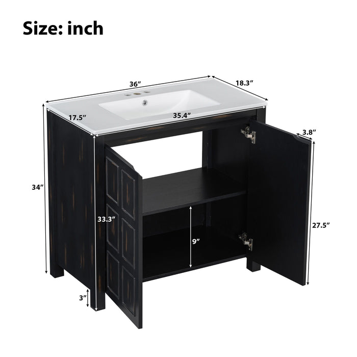 Bathroom Vanity Organizer With Sink, Combo Cabinet Set, Bathroom Storage Cabinet