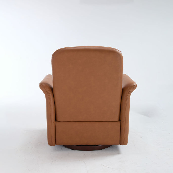 Modern Swivel Barrel Accent Chair With Base