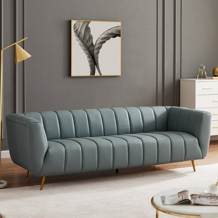 Lamattina - Modern Design Channel Tufted Sofa