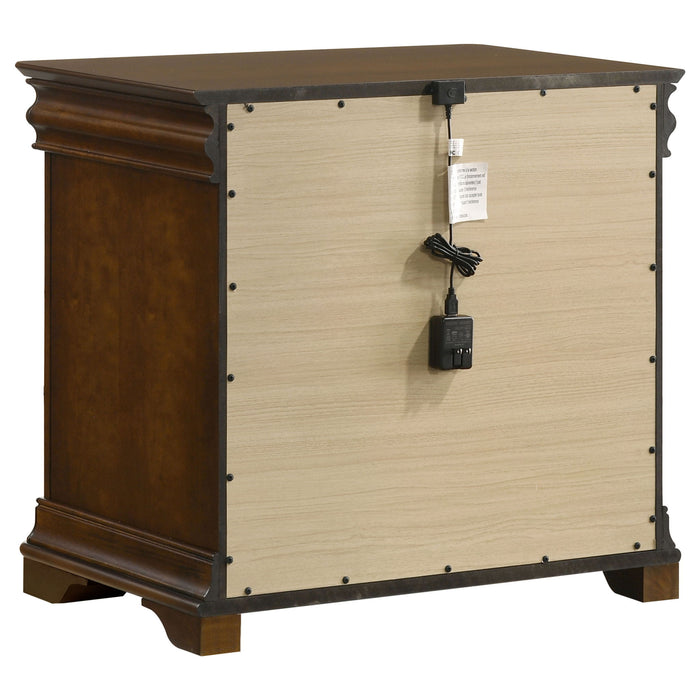 Garland 4-piece Queen Bedroom Set Brown Cherry