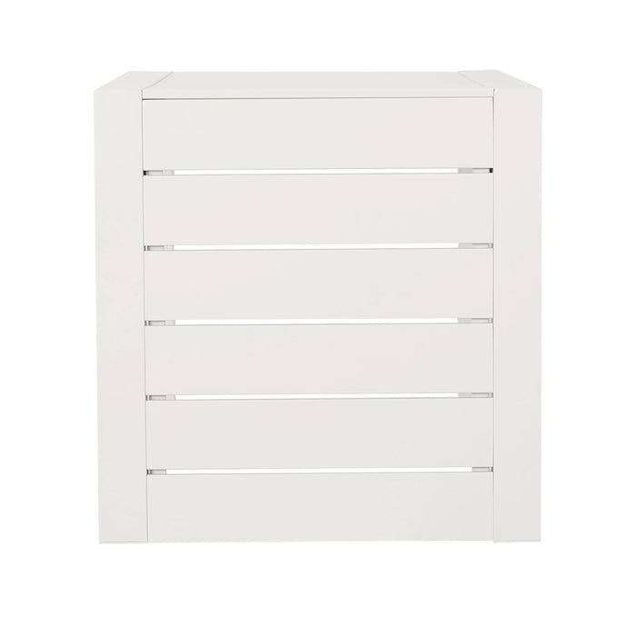 Aluminum Outdoor C - Shaped Side Table For Patio