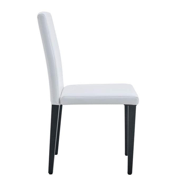 Versatile Dining Chairs With Comfortable Design And Metal Legs