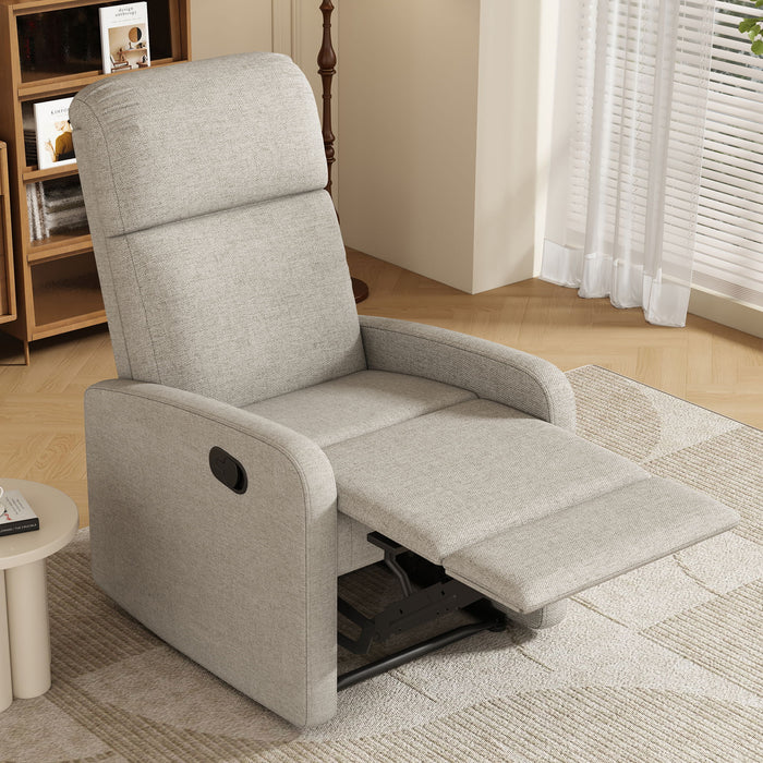 Modern Recliner Manual, Home Theater Chair With Adjustable Backrest