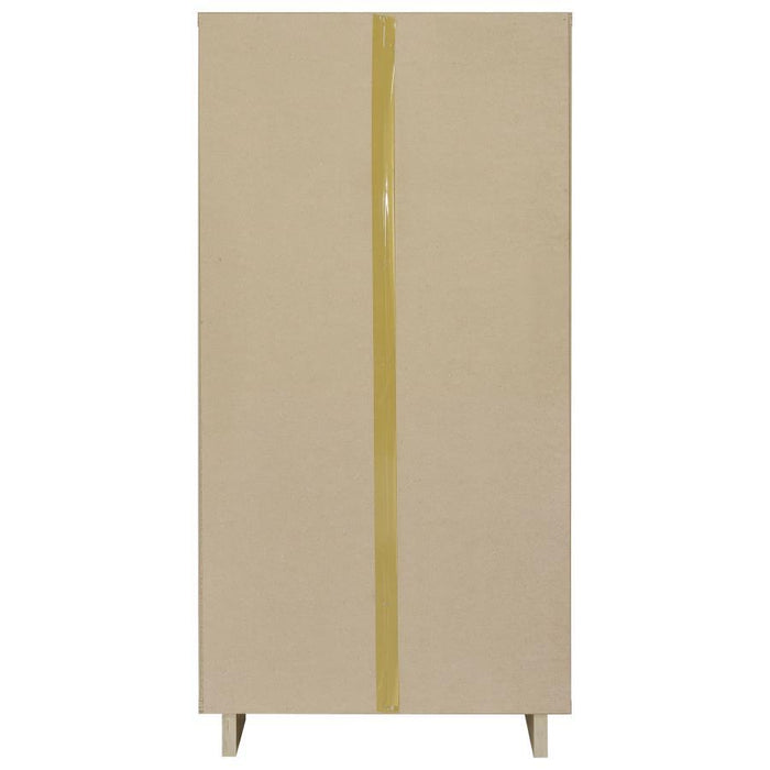 Dalton - 6-Shelf Bookcase - White And Distressed Pine